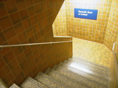 seventh floor is locked.